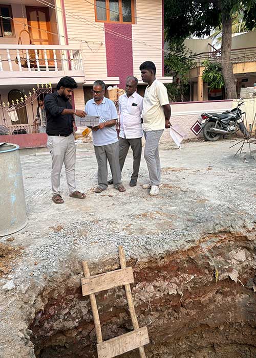 Projects individual house construction